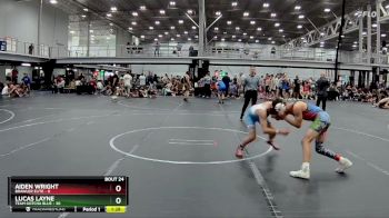 96 lbs Round 6 (8 Team) - Lucas Layne, Team Gotcha Blue vs Aiden Wright, Brawler Elite