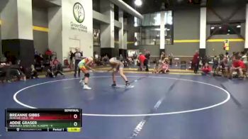 135 lbs Semis & Wb - Addie Graser, Nebraska Wrestling Academy vs Breanne Gibbs, Missouri Gold
