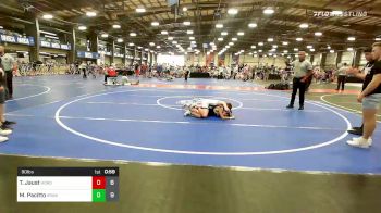 90 lbs Rr Rnd 3 - Thomas Jaust, Iron Horse Wrestling Club vs Mason Pacitto, Kraken