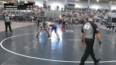 A 190 lbs Champ. Round 1 - Cayson Rasch, Montgomery Central High School vs Grayson Reid, Northview Academy