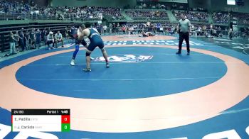 2A 150 lbs Cons. Round 2 - Jason Carlisle, Parowan vs Eduardo Padilla, Enterprise