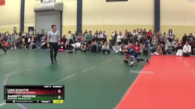 85 lbs Quarterfinal - Barrett Morrow, Immortal Athletics WC vs Liam Schutte, Summit Wrestling Academy