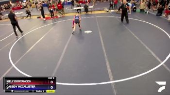 106 lbs Quarterfinal - Kiely Domyancich, IL vs Cassidy McCallister, IA