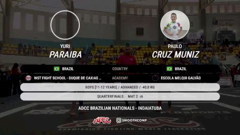 Yuri Paraiba vs Paulo Cruz Muniz 2025 ADCC Brazilian Nationals