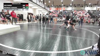 126 lbs Quarterfinal - Zoe Parish, Wagoner Takedown Club vs Brynnley Horawa, Verdigris Youth Wrestling