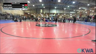 110 lbs Rr Rnd 4 - Cain Crume, Team Worx Wrestling Club vs Elliot Grigg, Chickasha Youth Wrestling