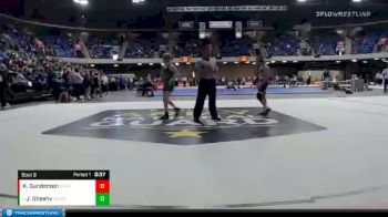 101 lbs Champ. Round 1 - Johnny Sheehy, Notre Dame Niles vs Kyan Gunderson, Richmond-Burton