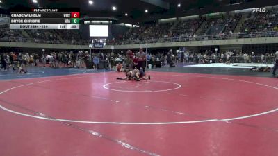 110 lbs Round Of 16 - Chase Wilhelm, West Pittston vs Bryce Christie, Virginia Beach