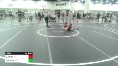 109 lbs Consi Of 8 #2 - Emma Seiler, Lady Phoenix vs Idania Ocampo, Vegas Sport WC