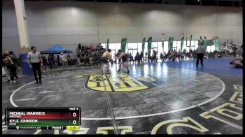 220 lbs Champ. Round 2 - Micheal Warwick, Meridian vs Kyle Johnson, Kuna