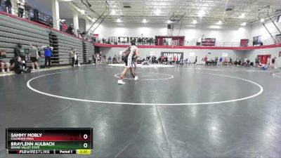 157 lbs Cons. Round 2 - Sammy Mobly, Colorado Mesa vs Braylenn Aulbach, Grand Valley State