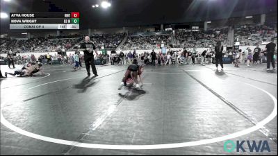 55 lbs Consi Of 4 - Ayva House, Hinton Takedown Club vs Nova Wright, D3 Wrestling Cluib