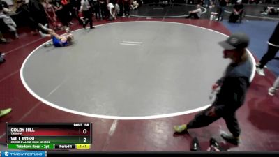 113 lbs Champ. Round 2 - Will Rossi, Coeur D`Alene High School vs Colby Hill, Tahoma