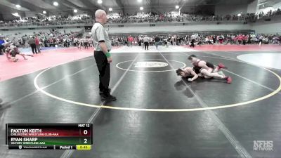 120 lbs Cons. Round 4 - Paxton Keith, Chillicothe Wrestling Club-AAA vs Ryan Sharp, Victory Wrestling-AAA