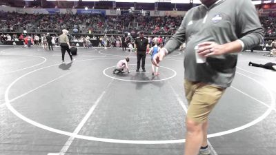 70 lbs Quarterfinal - Leonidas Calhoun, Petersburg vs Colton Foos, Nixa Youth Wrestling