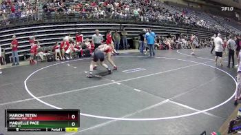 107 lbs Round 3 (6 Team) - Maquelle Pace, Utah vs Marion Teten, Nebraska Red