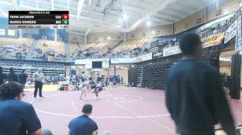 125 lbs Cons. Round 3 - Tevin Jackson, Colby CC vs Marco Romero, Colorado School Of Mines