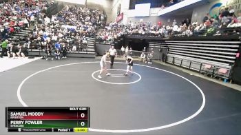 106 lbs Semifinal - Samuel Moody, Riverton vs Perry Fowler, Syracuse