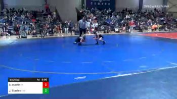 73 lbs Quarterfinal - Alister Martin, Morris Fitness vs Jayden Starley, Storm Wrestling Center