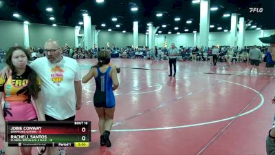 125 lbs Round 4 (8 Team) - Rachell Santos, Florida Red Black & Blue vs Jobie Conway, Grappling Gators