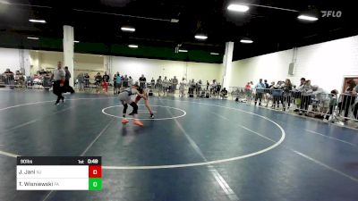 90 lbs Consi Of 32 #2 - Justin Jani, NJ vs Tanner Wisniewski, PA