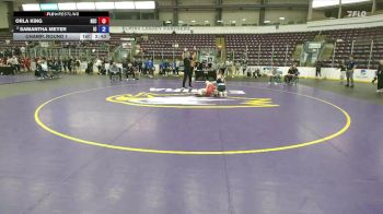 131 lbs Champ. Round 1 - Orla King, New England College vs Samantha Meyer, Ithaca