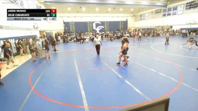 155 lbs 1st Place Match - Andie Munoz, La Quinta High School vs Julie Cimarusti, Legacy Wrestling Center