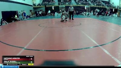 160 lbs Champ. Round 2 - Antwane Webster, Indiana vs Finlay Russell, Fighting Irish Wrestling Club