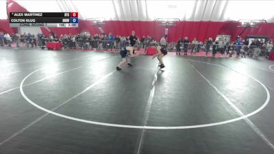 157 lbs Cons. Round 7 - Alex Martinez, B.A.M. Training Center vs Colton Klug, Brillion High School Wrestling