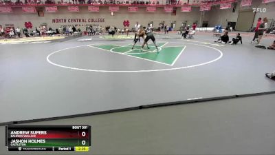 165 lbs Quarterfinal - Andrew Supers, Baldwin Wallace vs Jashon Holmes, Castleton