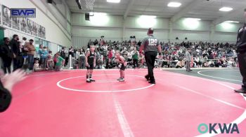 52 lbs Quarterfinal - Brooks Stanhope, Sallisaw Takedown Club vs Owen Edwards, Runestone