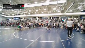 190 lbs Champ. Round 3 - Sterling Johnson, Riverton vs Beau Jackson, South Summit
