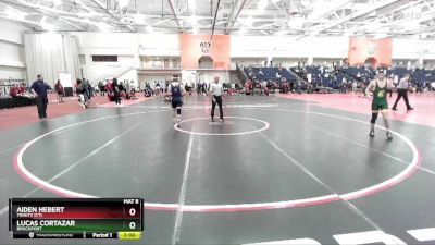 141 lbs Cons. Round 2 - Lucas Cortazar, Brockport vs Aiden Hebert, Trinity (CT)