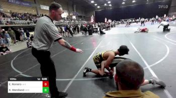 122 lbs Semifinal - Ernest Romero, La Gente WC vs Kash Wendland, Hays Wrestling Club