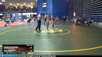 126 lbs Champ. Round 2 - Joe Giordano, St John Vianney vs Caedyn Ricciardi, St Peter Prepatory