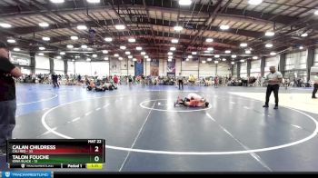 96 lbs Rd# 4- 2:00pm Friday Final Pool - Talon Fouche, Iowa Black vs Calan Childress, Cali Red