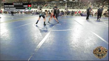 70 lbs Consi Of 8 #2 - Zayn Chavez, Del City Little League Wrestling vs Travis Vaughn, Lions Wrestling Academy