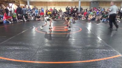 66 lbs Round Of 16 - Mitchell Johnson, Hughesville vs Ryker Parks, Greene