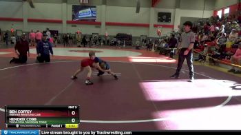 55 lbs Quarterfinal - Ben Coffey, Panther Wrestling Club vs Hendrix Cobb, Tuscaloosa Takedown Titans