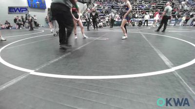 105 lbs Rr Rnd 3 - Kalley Fuller, Blue Devil Wrestling vs Rhae Rodden, Harrah Little League Wrestling