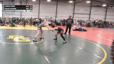 110 lbs Round 1 - 9:00am Saturday - Colin Laforge, CTWHALE vs Landon Reed, Gotcha