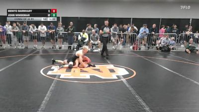 113 lbs Consi Of 32 #1 - Benito Barnhart, FL vs John Winseman, NY