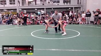 84 lbs Placement (4 Team) - Beau Abbott, Backyard Brawlers vs Jack Stonebraker, POWA