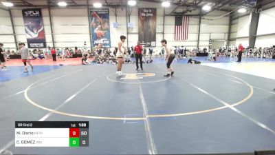 220 lbs Rr Rnd 2 - Michael Diorio, MetroWest United Black vs CRISTIAN GOMEZ, Indiana Outlaws Yellow