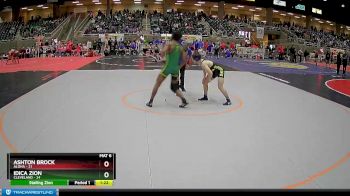 162 lbs Semis (4 Team) - Ashton Brock, Aloha vs Idica Zion, Cleveland