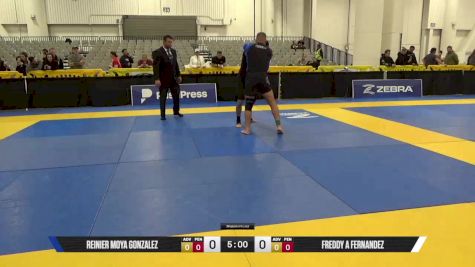 Freddy A Fernandez vs Reinier Moya Gonzalez 2025 World IBJJF Jiu-Jitsu No-Gi Championship