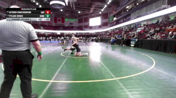 150 lbs Champ. Round 2 - Tyler Irish, Rocky Mountain vs Ayden Knickrehm, Capital