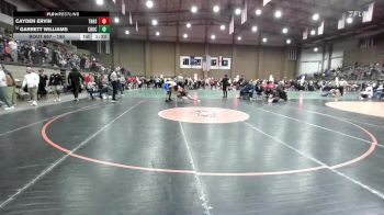 190 lbs Champ. Round 2 - Cayden Ervin, Thompson vs Garrett Williams, Choctaw