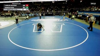 I-124 lbs Cons. Round 4 - Carlos Salazar, Hewlett vs Marco Futia, Wallkill
