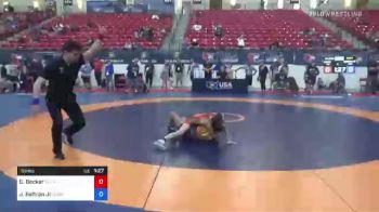 33 kg Semis - Casen Becker, Black Fox Wrestling Academy vs Jarron Beltran Jr, Sunnyside Wrestling Club